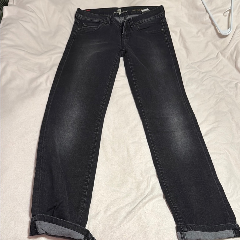 Women's 7 for all mankind Black Jeans